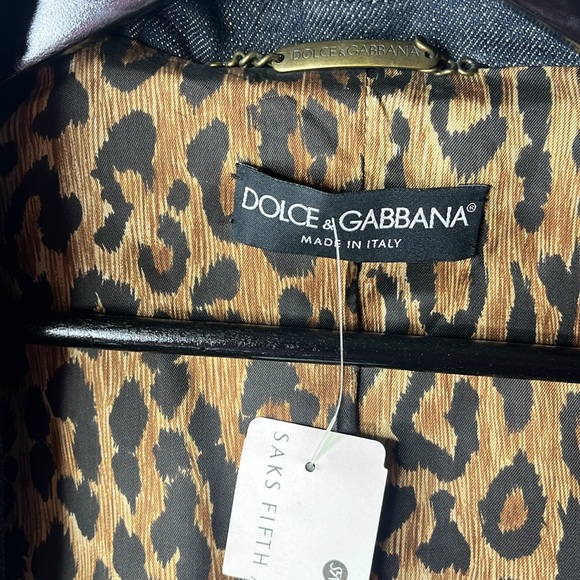 DOLCE & GABBANA VINTAGE 2 piece DENIM SUIT - Picture 3 of 14